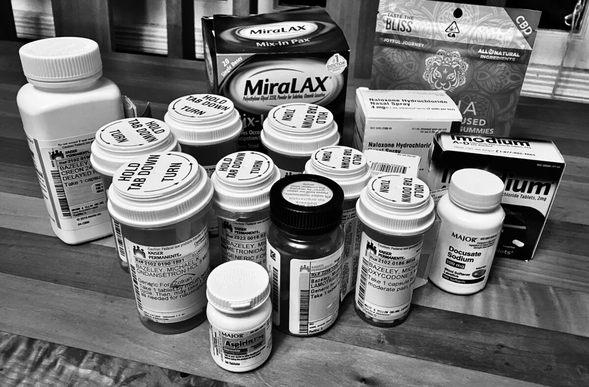 bottles of pills